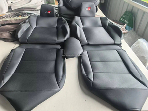 Accessoires de voiture Housses de siège sur mesure pour Jeep Grand Cherokee modèle Laredo (WK2) 5 Housses de siège Kits de sièges <span class=keywords><strong>Cuir</strong></span> de qualité supérieure - Product Image 5