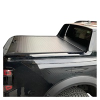Couverture de benne manuelle rétractable en aluminium robuste pour pick-up de 5,7 pi et 6,4 pi, accessoire tout-terrain