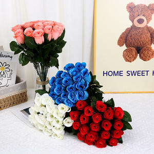 सबसे ज्यादा बिकने वाली उच्च-अंत हस्तनिर्मित कृत्रिम गुलाब गुलदस्ता शादी घर और वैलेंटाइन के दिन सजावट के लिए - Product Image 4