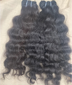 Необработанные необработанные пучки человеческих волос, Оптовая продажа, индийские кудряющие натуральные волосы, выровненные кутикулы, поставщик, индийские необработанные волосы класса 12А - Product Image 5