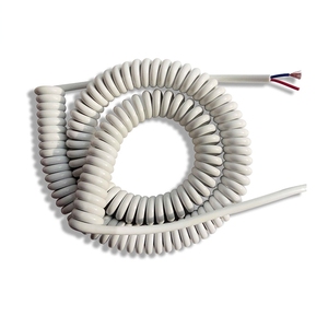 PUR/PU/PVC Spiral <strong>Cable</strong> Best Selling Spiral <strong>Cable</strong>, Spring <strong>Cable</strong>, 2core Spiral <strong>Coiled</strong> <strong>Cable</strong> - Product Image 3