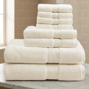 Serviettes de bain en coton 100% à motif écossais |   Serviettes Douces, Absorbantes et Écologiques pour Hôtels |   Fabricant OEM en gros de produits biologiques - Product Image 1
