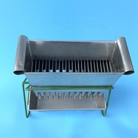 Separador de Muestras de Carbón para Laboratorio, Caja de Separación de Suelo, Divisores de Muestras de Vidrio, Separador de Muestras de Acero Inoxidable