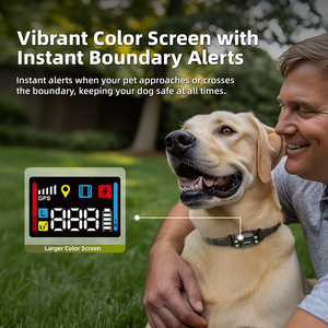 Clôture pour chien sans fil portable d'extérieur Clôture pour chien sans fil rechargeable Clôture pour chien GPS - Product Image 3