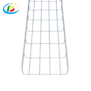 הסלה תקן ניהול כבל פלדה חוט פלדה עם מגש תכונה קריסה עם מגש רשת ואביזרים קו ייצור - Product Image 4