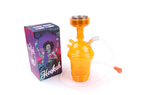 Wholesale Portable Led Light Hookah Shisha Cup for Car Chicha Travel Smoking Shisha Custom Hookah Factory New <strong>Sheesha</strong> - Product Image 6