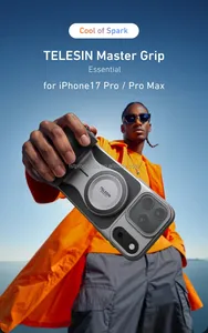 Nouveau modèle 2025 Telesin Master Grip Holder <span class=keywords><strong>Kit</strong></span> Magnétique et Refroidissant pour iPhone 17 Pro Max - Accessoires de réglage pour Vlog/Photographie - Product Image 4
