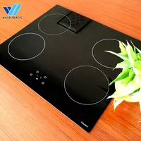 Black Vitro Ceramic Glass Plate Burner Infrared Cooktop - China