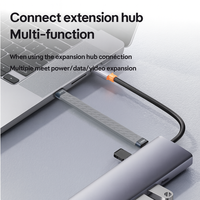 Kabel Pendek Tipe-C ke Tipe-C 240W Pengisian Cepat Kabel USB-C Transfer Data 40Gbps Kabel Ekstensi Pengisian Data FPC Tipis Datar 8K