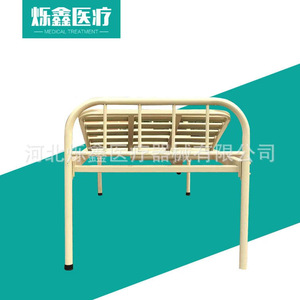 Lit médicalisé manuel Shuoxin à manivelle unique, modèle classique blanc pour soins à domicile - Product Image 3