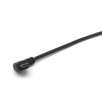 Câble USB Type A mâle à Micro mâle coudé gauche-droite pour connexion