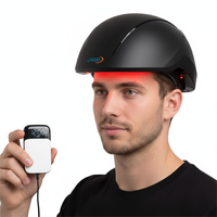 Casco Láser Inteligente VCSEL de 552 Diodos Personalizado, 655nm, 510K, 2760mW, Control de Zona, Ajuste Flexible, MOQ, Pedido OEM