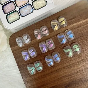9 Colores Aurora Pearl, Nuevo Esmalte de Uñas en Gel Popular, Esmalte de Uñas Semipermanente, Arte de Uñas en Gel UV LED, Regalo para Salón de Uñas D - Product Image 4
