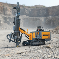 Foreuse intégrée sur chenilles Kaishan KT9D, diesel hydraulique, pour forage de trous de dynamitage et forage de roche en exploitation minière en carrière ouvert
