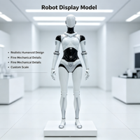 Modèle de robot humanoïde à l'échelle pour salle d'exposition d'entreprise et exposition commerciale