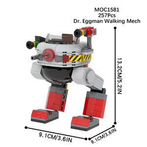 MOC1580-1589ด๊อกเตอร์ช่างไข่เดินโลหะทำจากอิฐม็อดของเล่นเพื่อการศึกษาสำหรับเด็ก - Product Image 4