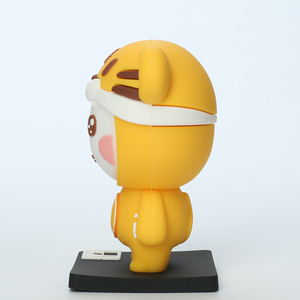 Shengye Venta al por Mayor Figuras de Acción de Tigre Amarillo de Dibujos Animados de 10 cm, <span class=keywords><strong>Muñeco</strong></span> de Resina de PVC con Accesorios de Animales - Product Image 3
