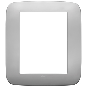 Placca Rotonda Vimar 8M in Nichel Opaco, Lunghezza 18,5mm, Altezza 2,2mm - Product Image 1