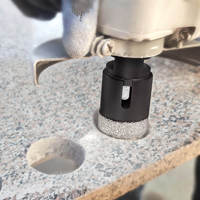 Foret diamanté brasé sous vide M14/5/8"-11, scie cloche de 5-150 mm pour carrelage en porcelaine, marbre, granit, céramique, perçage rapide