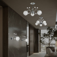 Lustre SkyCam de style traditionnel moderne E27 E26, lampe décorative, éclairage de plafond intérieur