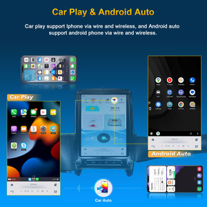 จอแสดงผลในรถยนต์ขนาด 12.1 นิ้ว ระบบ Android Auto สำหรับ <span class=keywords><strong>Everest</strong></span>/Ranger ปี <span class=keywords><strong>2015</strong></span>-  แบบติดตั้งบนแผงหน้าปัดสไตล์ Tesla พร้อม Apple CarPlay และ GPS - Product Image 3