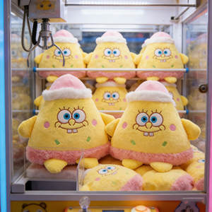 Peluche Kawaii <span class=keywords><strong>SpongeBob</strong></span> all'ingrosso, giocattoli di peluche da 8 pollici, animali di peluche, giocattoli per bambini a tema cartoni animati e anime, per distributori automatici di giocattoli. - Product Image 1