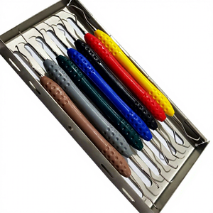 Juego de instrumentos para colocación de composite dental, herramientas de relleno de resina para dentistas, odontología restauradora y clínicas. - Product Image 4