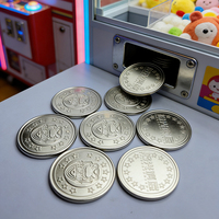 Jetons de jeu personnalisables et pièces en métal/acier pour jeux d'arcade en salle - Prise en charge des langues espagnole et anglaise