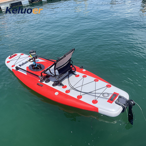 Canoë professionnel monoplace de haute qualité, kayak gonflable de pêche avec système de propulsion, nom du produit : bateau monoplace à propulsion par pédale M - Product Image 6