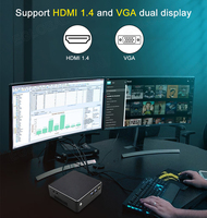 Mini PC de poche pas cher avec processeur I3-7167U, affichage HD + VGA, 8 Go de DDR3, Windows 10, fonctionne comme bureau, boîte TV, HTPC, ordinateur de poche