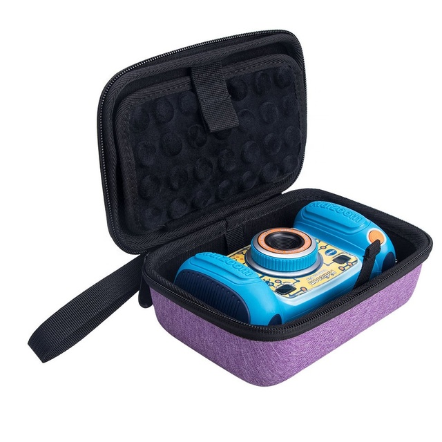 Lightweight EVA Protective Case for Kids Selfie Camera Mini Digital Camera Anti-fall Storage Box Mini Digital Camera Pouch