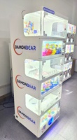 Wangerbao Offre Spéciale Interactif Distributeur Automatique de Capsules Gacha à Trois Niveaux pour Salle de Jeux d'Arcade