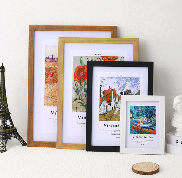 Wholesale  Photo Frames A4 5x7 4x6 Wall Mounted Art Frames Table Displays Photo Walls Creative Minimalist Frames