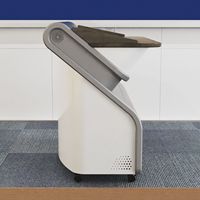 Podio Metálico Inteligente para Profesores, Plataforma para Conferencias, Mesa de Consultas para Oradores en Auditorios y Escuelas Comerciales