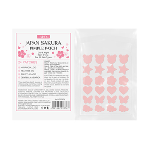LAIKOU日本さくらにきびパッチサリチル酸デイナイトブレミッシュケアかわいい形のにきび除去吸収余分なオイルステッカーパッチ - Product Image 1