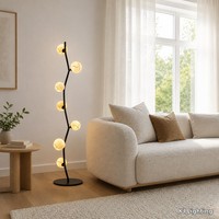 Lampe sur pied globe moderne, luminaire décoratif pour salon, chambre à coucher, bureau, hôtel