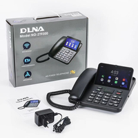 هاتف مكتبي ذكي DLNA ZT9300 بشاشة لمس 5 بوصة، نظام أندرويد، واي فاي، 4G، هاتف فيديو للأعمال والمكاتب والاستخدام المنزلي