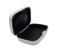 Boîte de transport invisible pour appareil auditif Siemens, petite boîte de rangement personnalisée en plastique avec doublure souple
