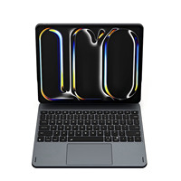 Clavier magique sans fil pour iPad Air 10,9 pouces 4 5 6 7 & iPad Pro 11 2022 avec pavé tactile multi-touch et rétroéclairage 7 couleurs, étui folio