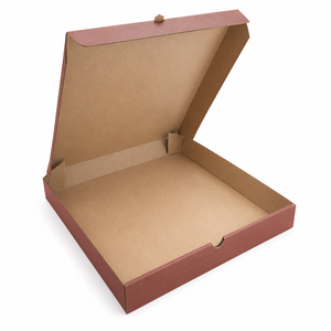Emballages à pizza écologiques en carton ondulé brun, avec logo personnalisé, conteneurs alimentaires en kraft de taille personnalisée pour la livraison aux restaurants - Product Image 3