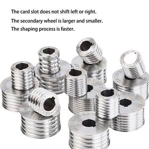 Neues Hilfsrad-Werkzeug für Kaltwalzwerke, Manueller Armreif- und Armbandformer für Goldschmiedearbeiten, Langlebiger Gummi und Stahl für Gold und Silber - Product Image 2