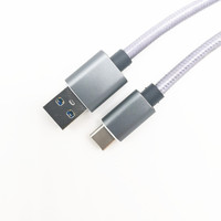 Cable USB 3.0 de Nailon TPE con Conductor de Cobre Puro para Carga Rápida de Teléfonos Móviles, Transferencia de Datos, Banco de Energía y Computadora, Disponible en 1m/3m/5m