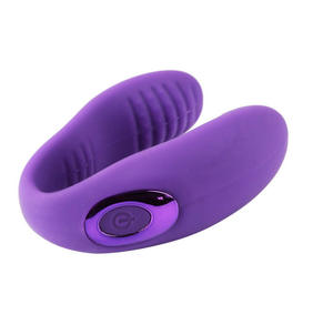 Realistiche 10-frequentie waterdichte stille U-vormige kunstmatige siliconen dildo vibrator volledig bedekte rubberen vrouwelijke volwassen seksartikel - Product Image 2