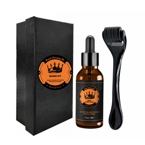 OEM olio di balsamo per barba vegano biologico per i baffi a crescita rapida da uomo che non Styling olio di Argan senza Logo per la cura dei negozi di barbiere - Product Image 6