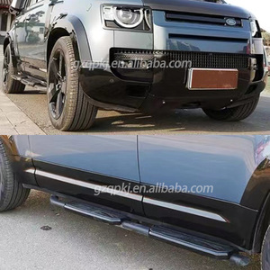 Jupes latérales spéciales avec peinture haute brillance 007 Black Flare pour kit carrosserie Land 110 - Product Image 4