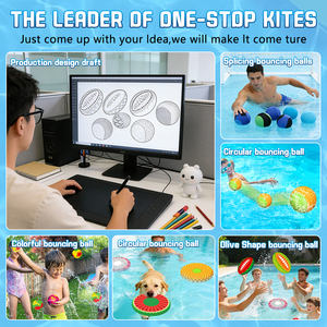 Venta al por Mayor <span class=keywords><strong>de</strong></span> Pelotas Voladoras <span class=keywords><strong>de</strong></span> Agua <span class=keywords><strong>de</strong></span> Material TPR con Diseño y Patrón <span class=keywords><strong>de</strong></span> Color Personalizados - Product Image 2