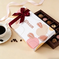 Boîtes à chocolat personnalisées haut de gamme, imperméables, avec fermeture magnétique, design écologique et doublure en éponge