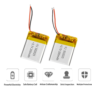 Best Verkochte <span class=keywords><strong>3</strong></span>.7V 800Mah Oplaadbare Lithium Polymeer Batterij Voor Speelgoed Kleine Elektronica Diy Projecten - Product Image 4