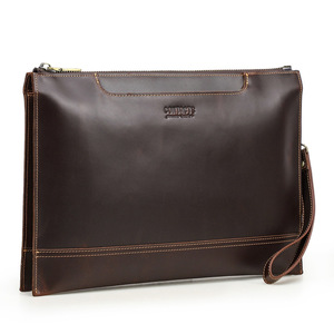 Borsa <span class=keywords><strong>da</strong></span> <span class=keywords><strong>uomo</strong></span> in vera pelle di vacchetta, per uso quotidiano, <span class=keywords><strong>da</strong></span> viaggio, per esterni, con scomparto per notebook <span class=keywords><strong>da</strong></span> 14 pollici, organizer per telefono, pochette - Product Image 6