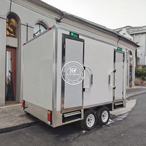 Toilettes mobiles portables, adaptées à une utilisation en extérieur, design pratique, remorque toilettes facile à nettoyer - Product Image 2